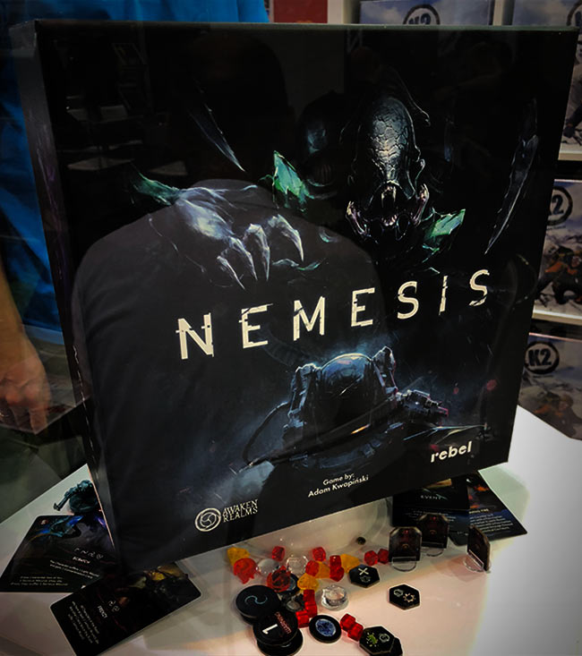 Nemesis Box - 5 kg  Brettspiel Science Fiction Inhalt